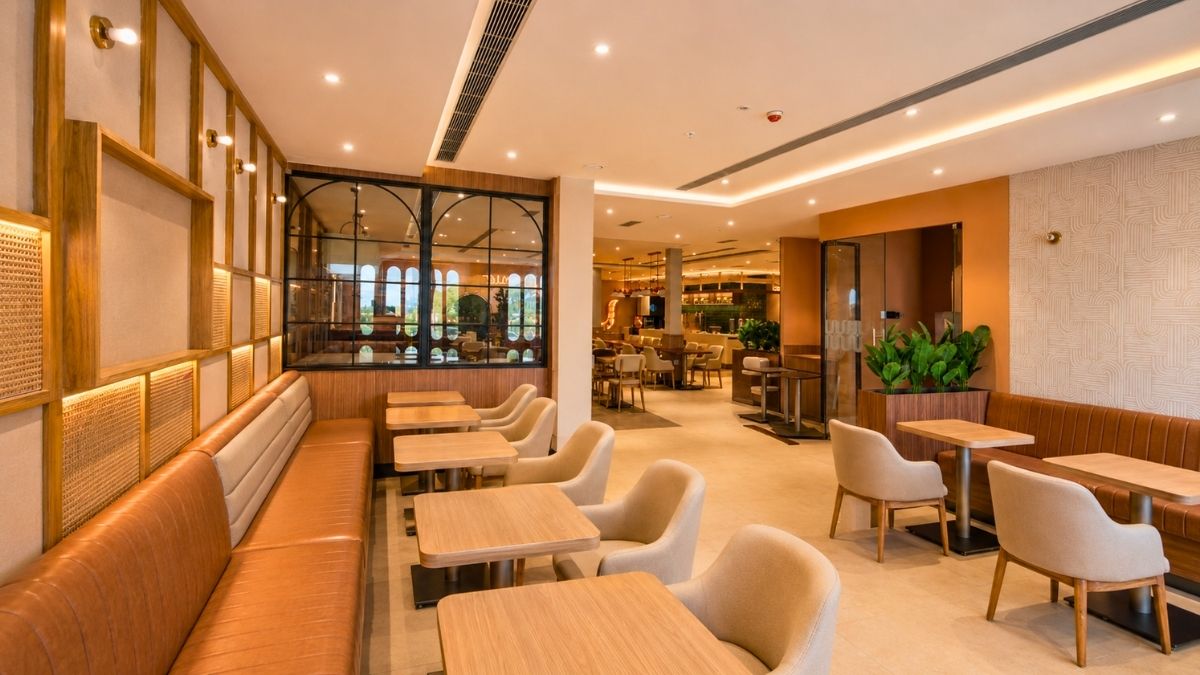 Comfortable restaurant furniture encouraging longer stays